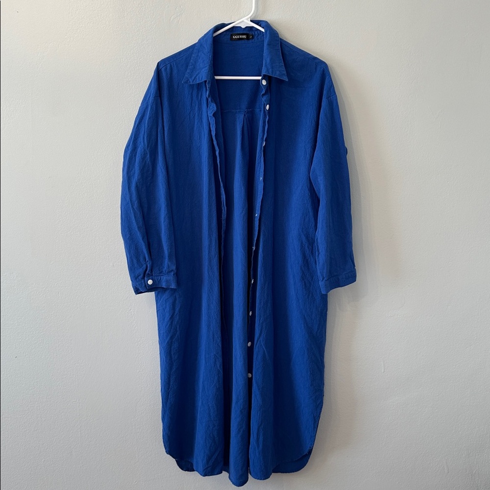 GGUHHU Button-Up Shirt Dress